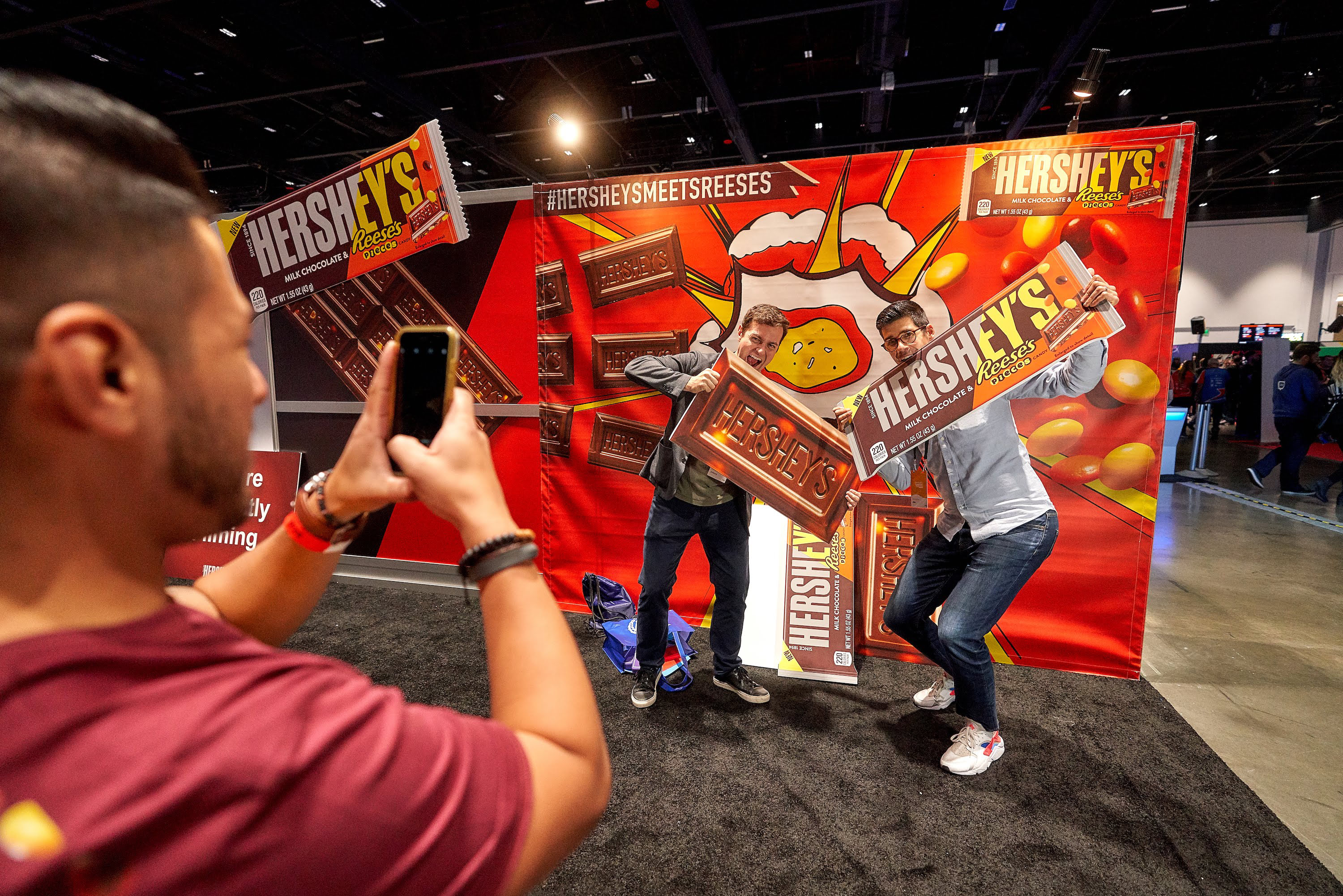 Twitchcon with Hersheys & Reese's Pieces